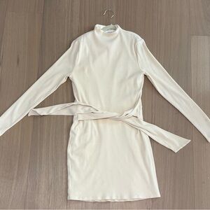 Lovers + Friends Cream Long-Sleeve Dress